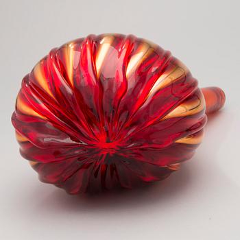 DALE PATRICK CHIHULY, glasskulptur samt mapp, Nuutajärvi Finland 1995.