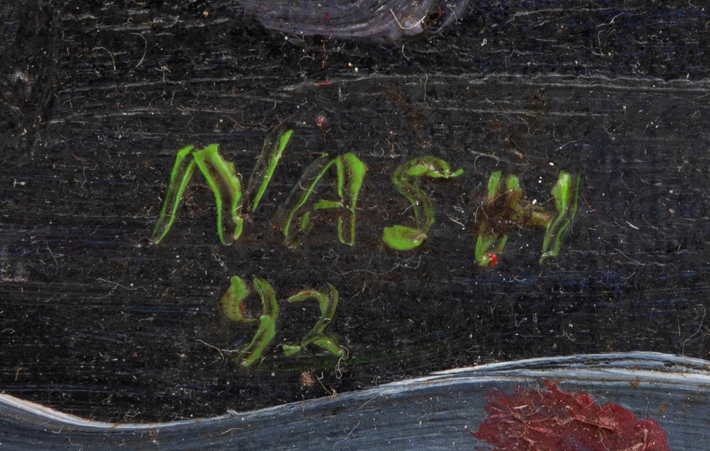 Jörgen Nash, olja på duk, signerad och daterad 1992.