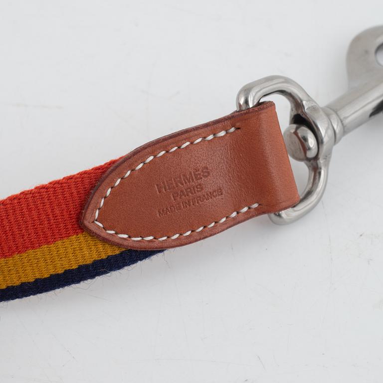 Hermès, "hundhalsband samt koppel. Rocabar III dog collar + leash".