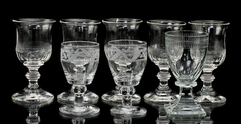 PARTI GLAS, 8 st, 1800-tal.
