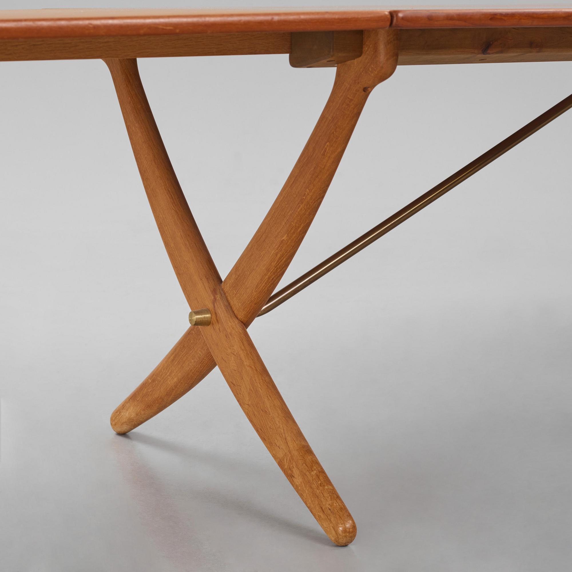 Hans J. Wegner, matbord med klaffar, "AT-314", Andreas Tuck, Danmark 1950-60-tal.