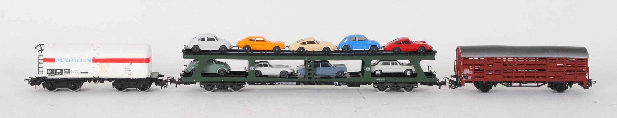 PARTI TÅGBANEDELAR, bl a Märklin H0-skalan.