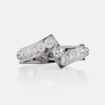 1259. A diamond, 23.6 cts according to engraving, bracelet, made by Giertta.