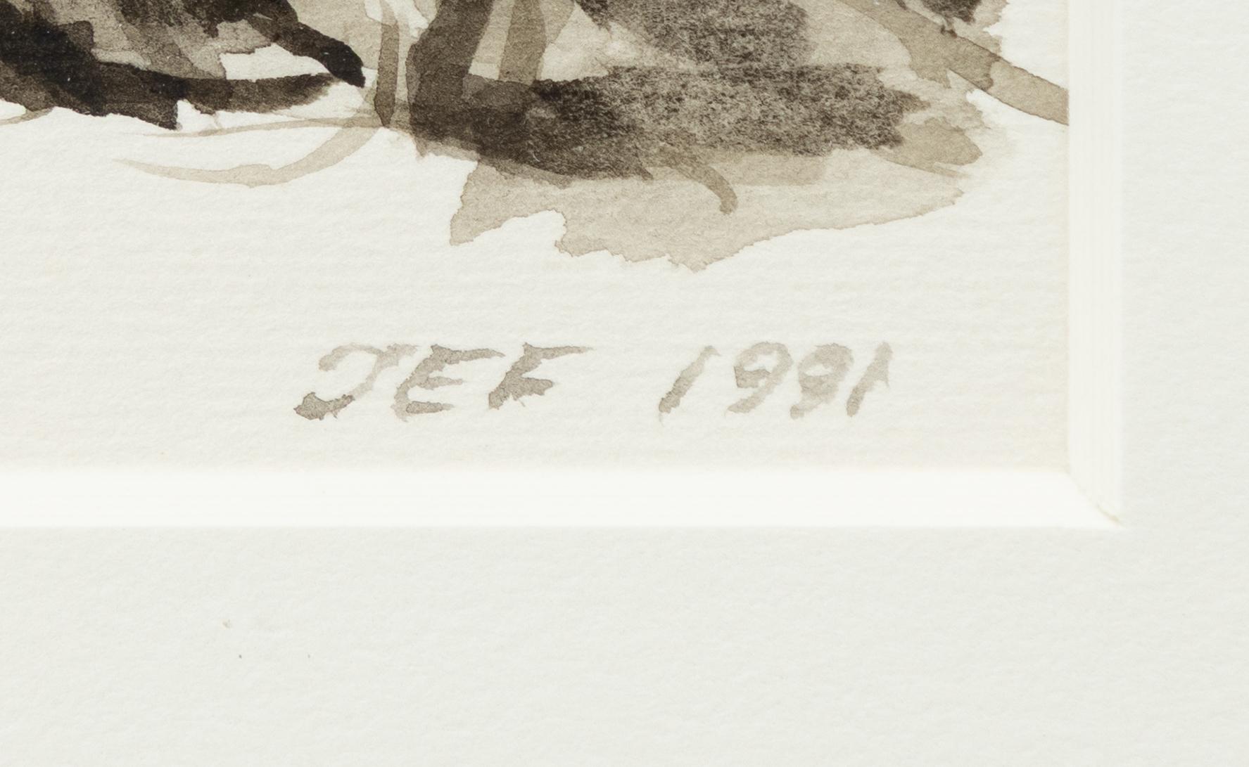 John-E Franzén, Model study.