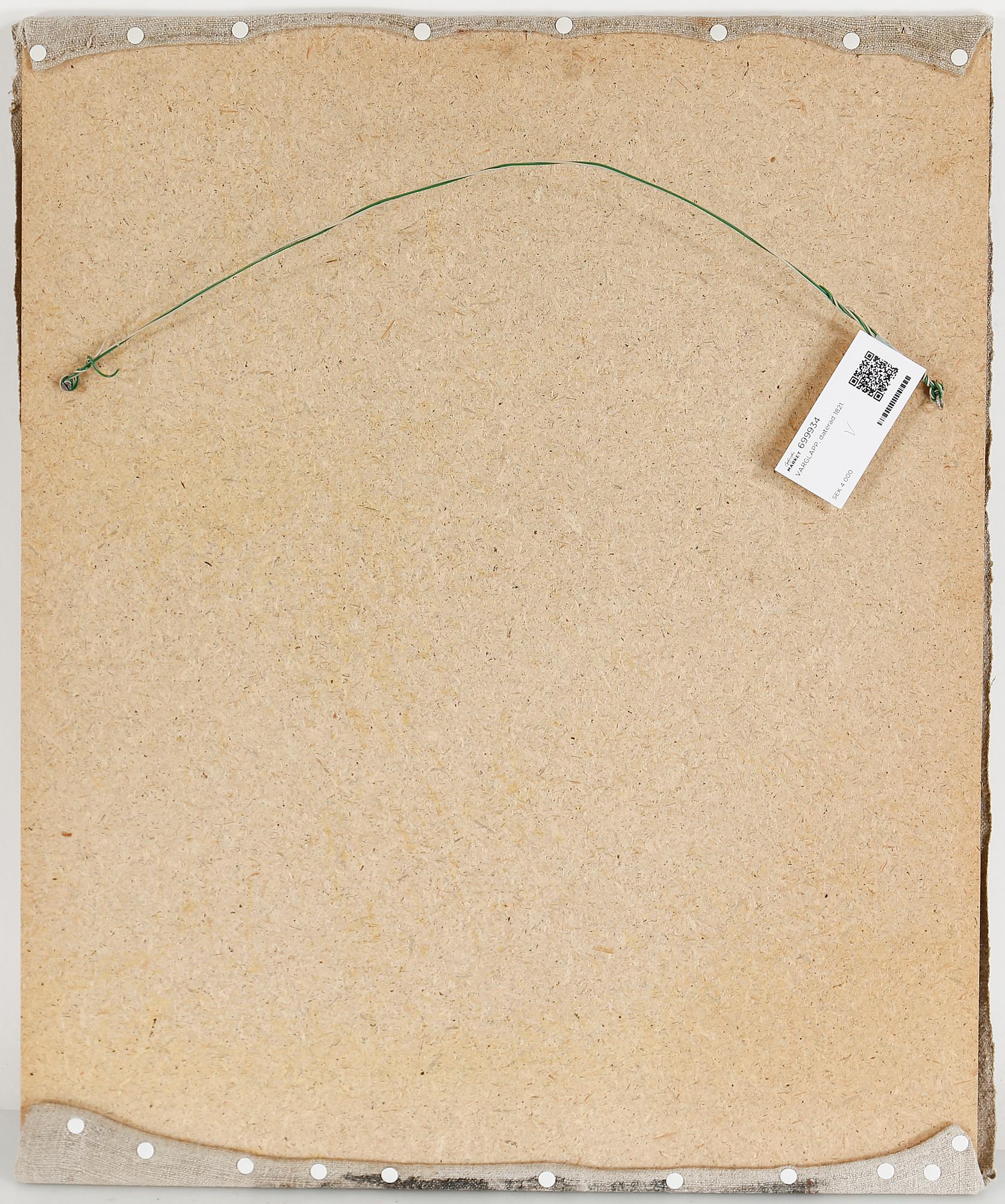 VARGLAPP, daterad 1821.