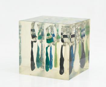 Arman (Armand Pierre Fernandez), Accumulation with color tubes.