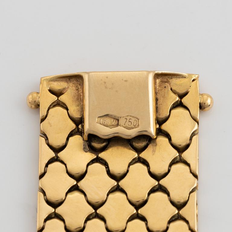 Armband, trefärgat 18K guld, Vicenza, Italien.