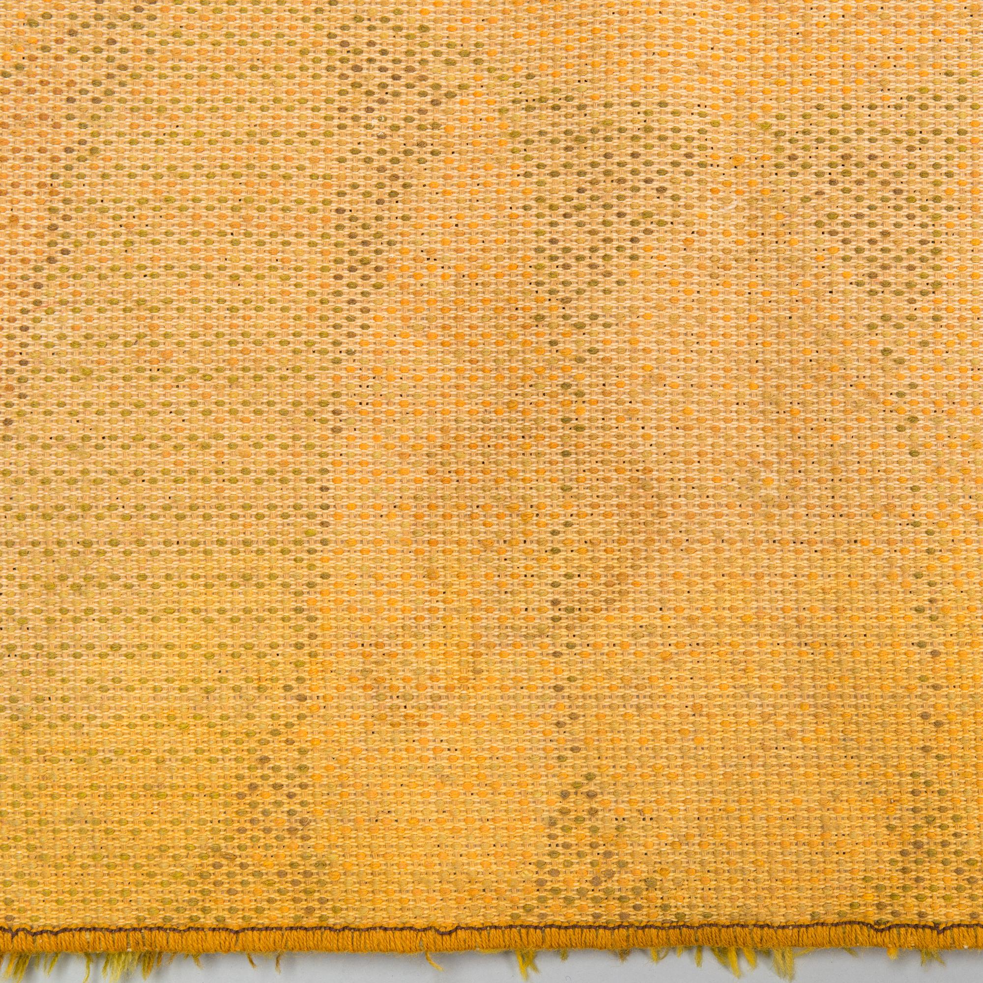 Ritva Puotila, Finnish rya-rug for Oy Finnrya Ab. Circa 170 x 135 cm.