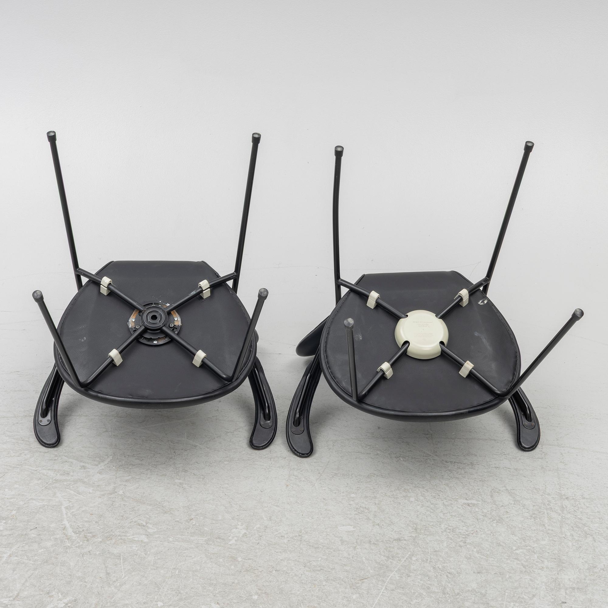 Arne Jacobsen, five 'Seven' armchairs, Fritz Hansen, Denmark, 21st century.