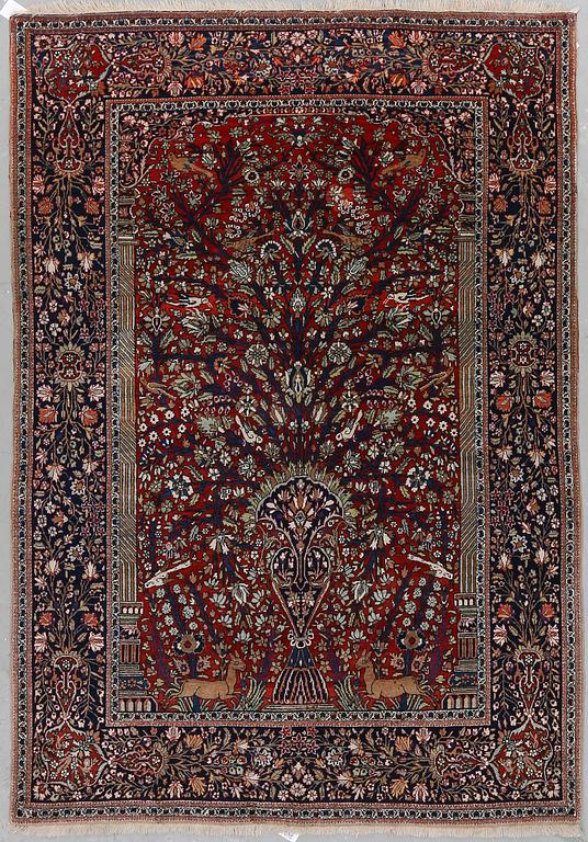 MATTA, semiantik Keshan figural, ca 195x138 cm.