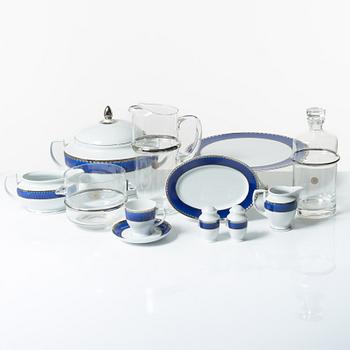 Sigvard Bernadotte, a 185-piece tableware and coffee service, 'Millennium-line Marianne', Christineholm, Fyrklövern.