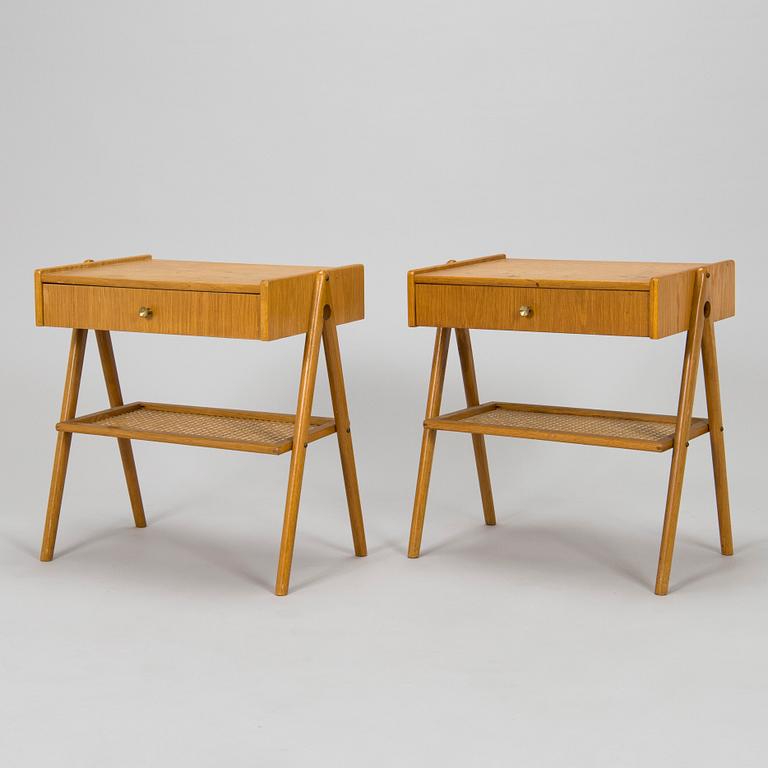 A pair of 1960's bedside tables.