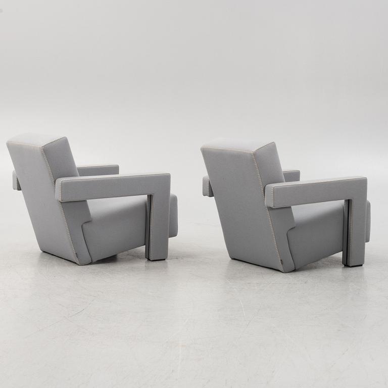 Gerrit Rietveld, fåtöljer ett par, "Utrecht", Cassina.