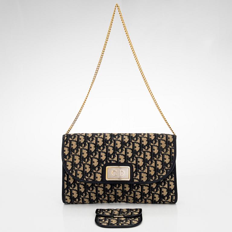 Christian Dior, laukku ja kolikkokukkaro, vintage.