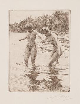 118. Anders Zorn, "Two bathers".