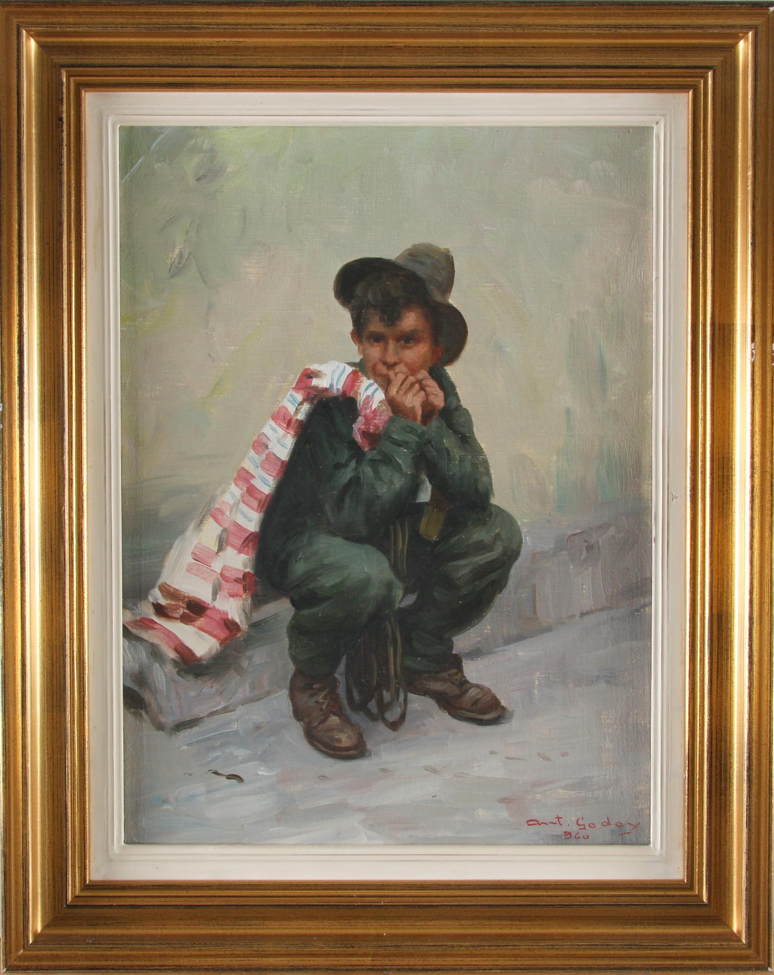 GODOY, ANTHONY. Olja på duk, sign o dat 1960.