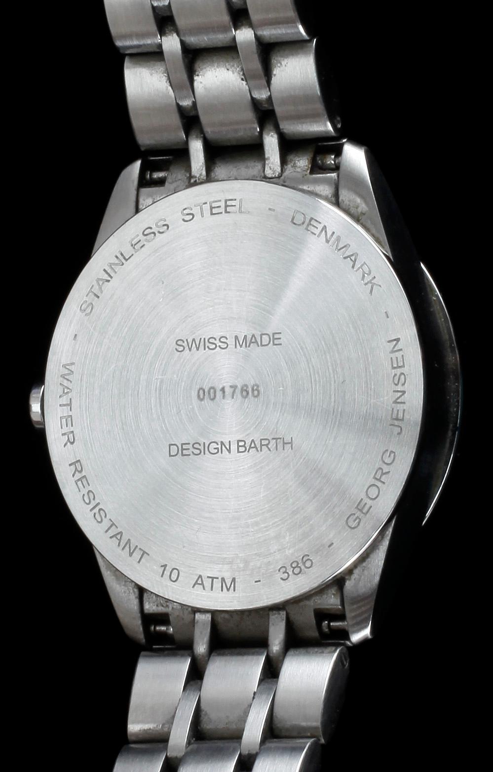 ARMBANDSUR, unisex, Georg Jensen, Vice 388, formgiven av Barth Nussbaumer.