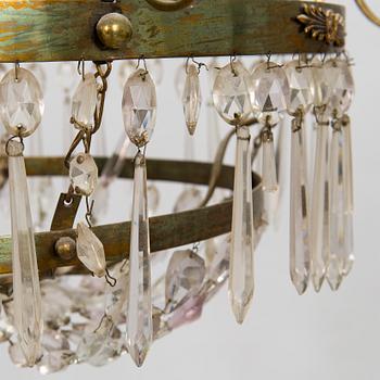 An early 19th century late Gustavian chandelier.