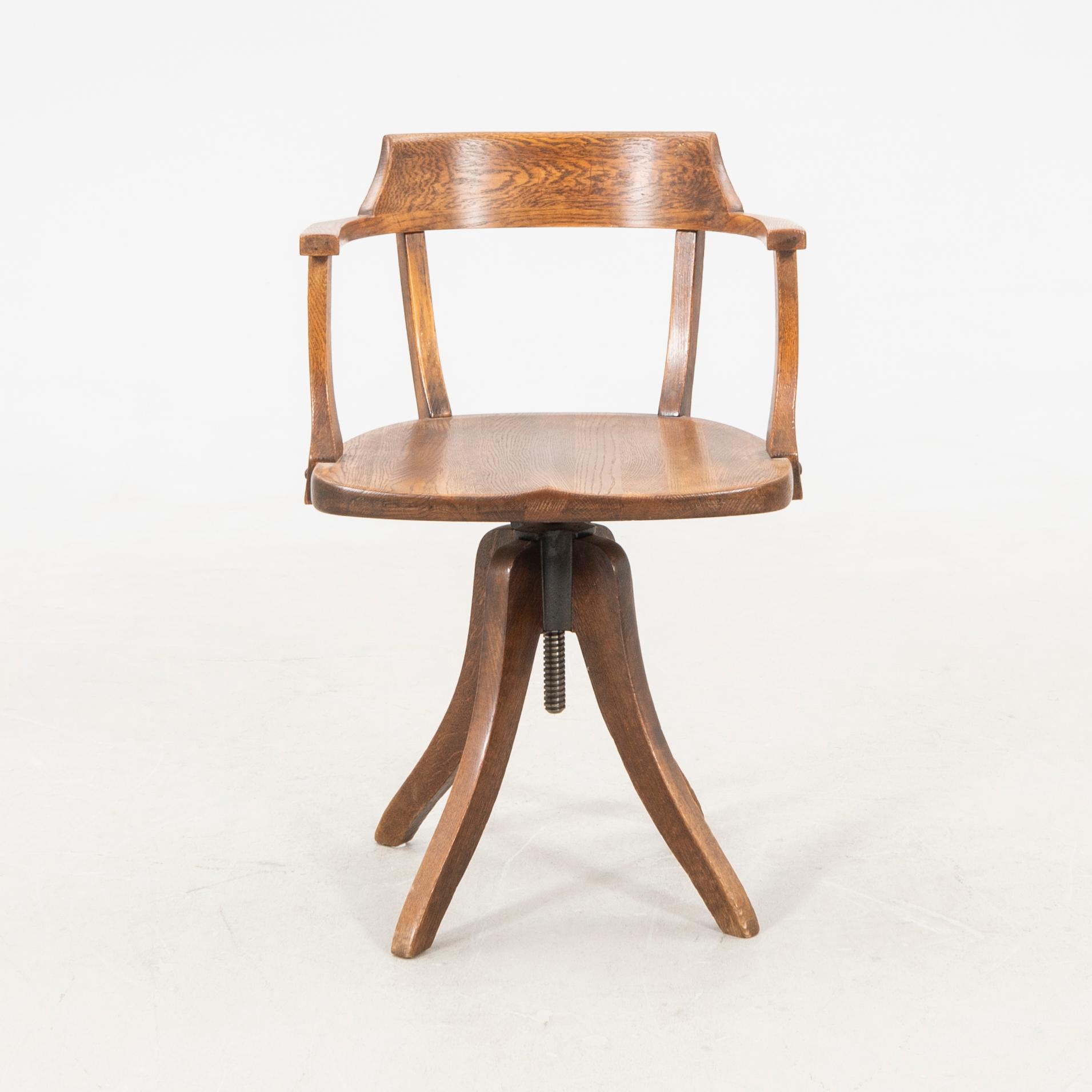 Skrivbordsstol tidigt 1900-tal.