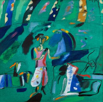 Madeleine Pyk, Man with Horse.