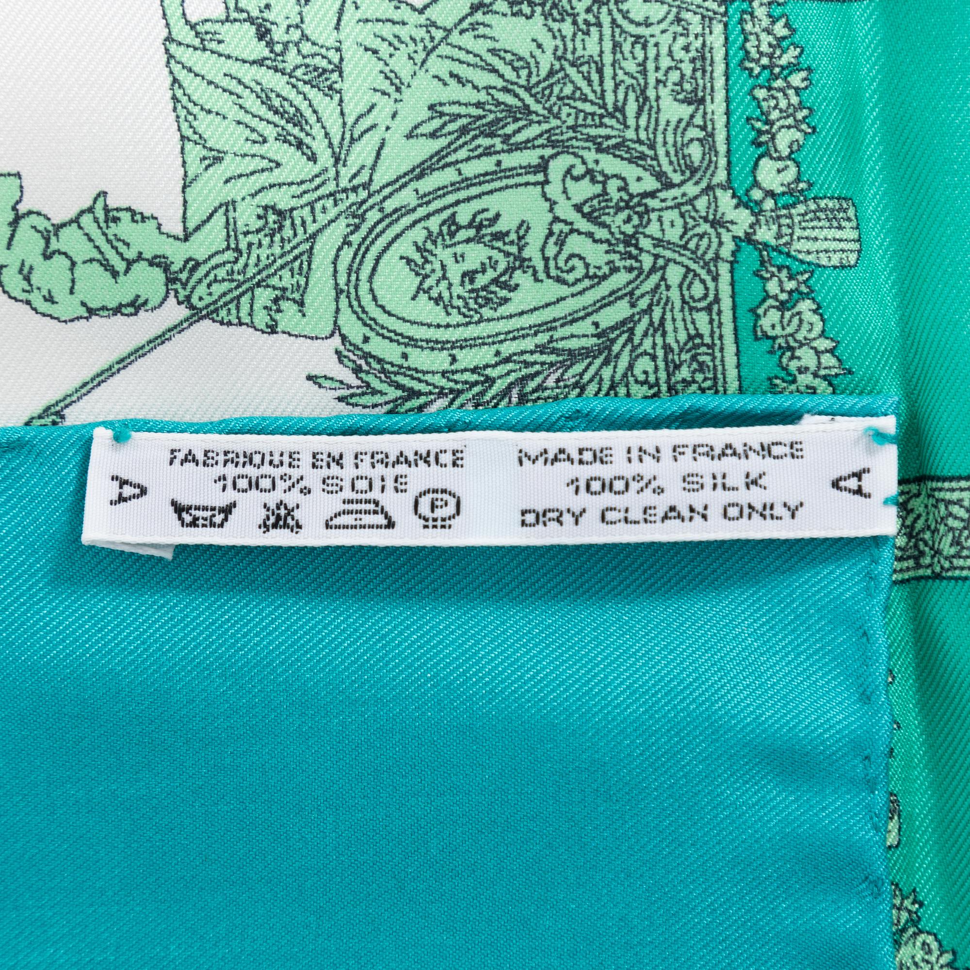 Hermès, scarf, "Carriages D'Or".