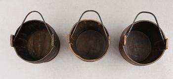 VATTENSPANNAR, 3 st, ostindiska.