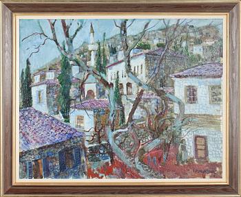 BERTIL WAHLBERG, olja på duk, signerad.