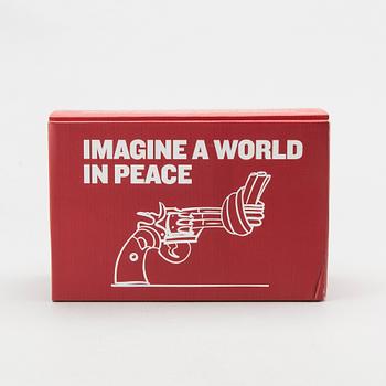 CARL FREDRIK REUTERSWÄRD, Non-Violence foundation, sculpture, numbered 37/499.