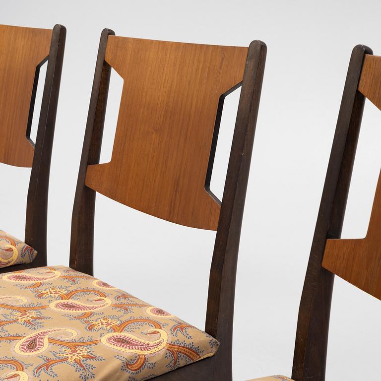 A set of four chairs, 1950's/60's.