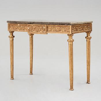 KONSOLBORD, gustavianskt stockholmsarbete, 1700-talets slut.