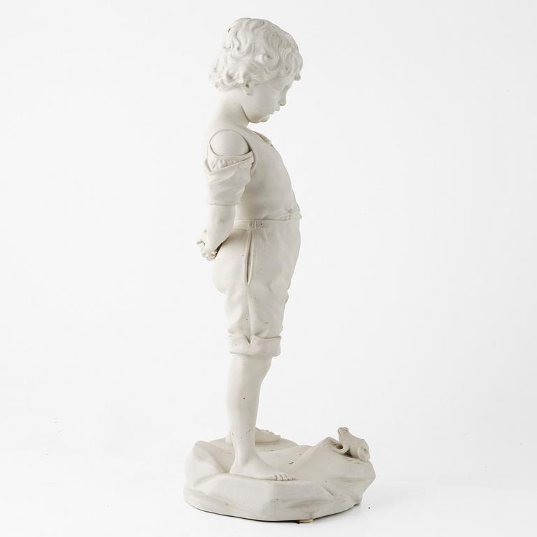 A 'Pojke med groda' figurine, Gustafsberg, 1915.