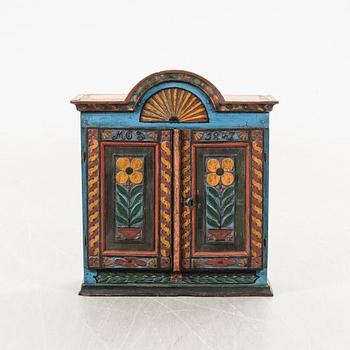Wall-mounted cabinet dated 1847 Skåne.