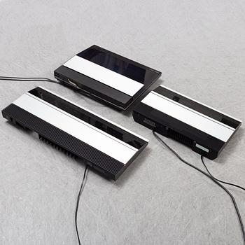 Bang & Olufsen, a three piece stereo set, mid 1980s.