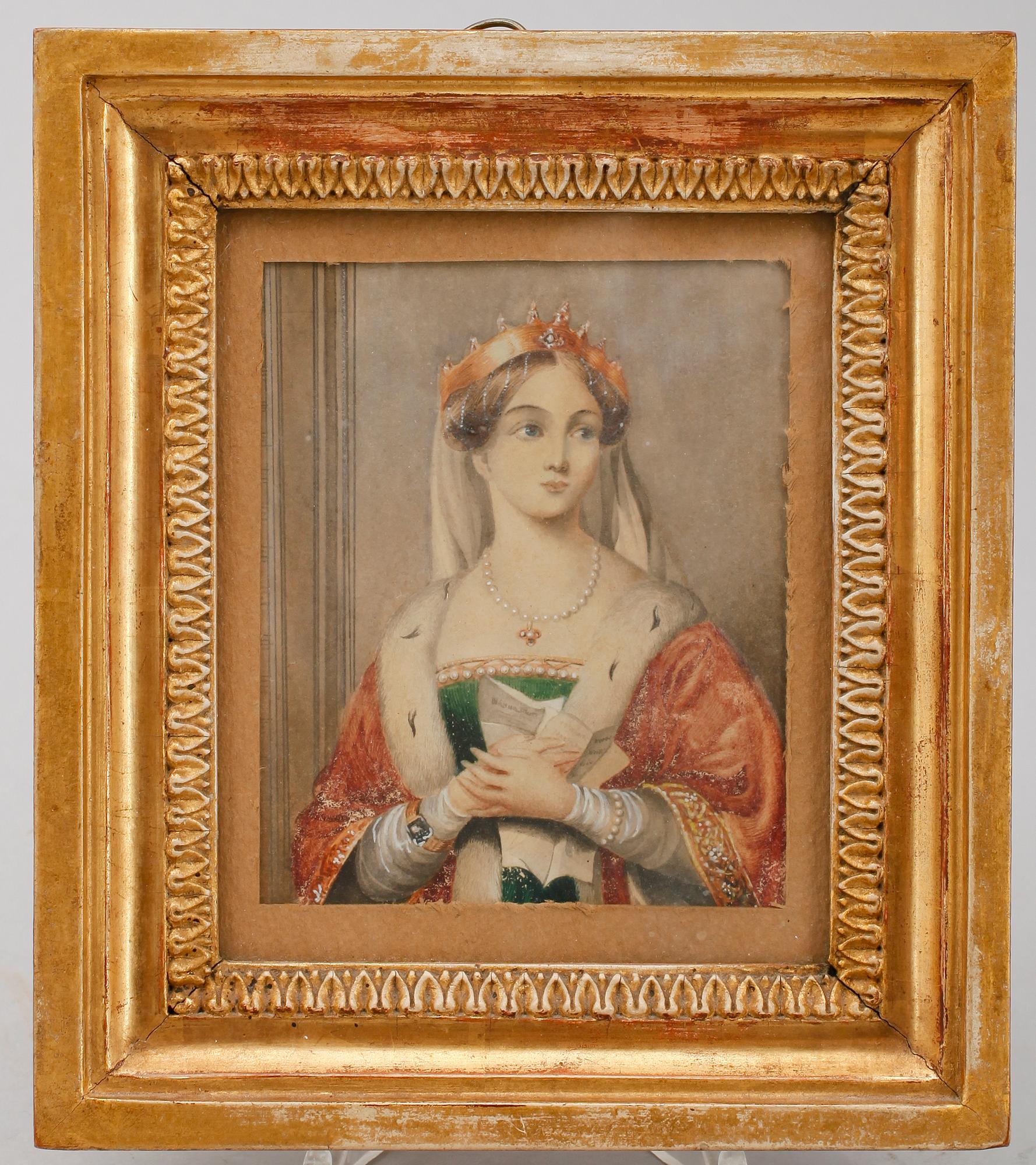 OKÄND KONSTNÄR, akvarell, 1800-tal.