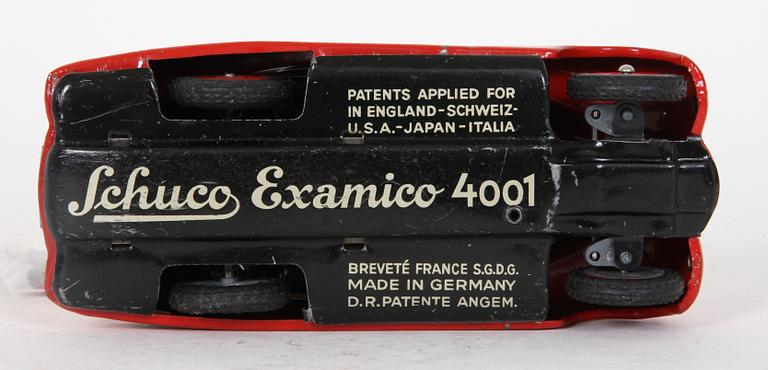 MEKANISK LEKSAKSBIL, "Examico 4001", Schuco Tyskland.