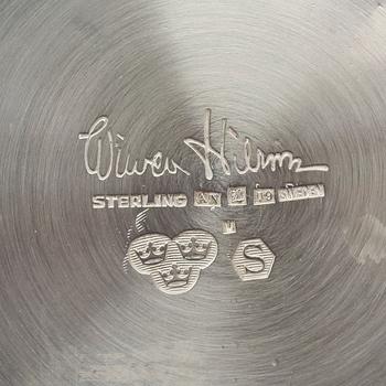 VAS, sterlingsilver, Wiwen Nilsson, Lund, 1959. Vikt ca 346 g.