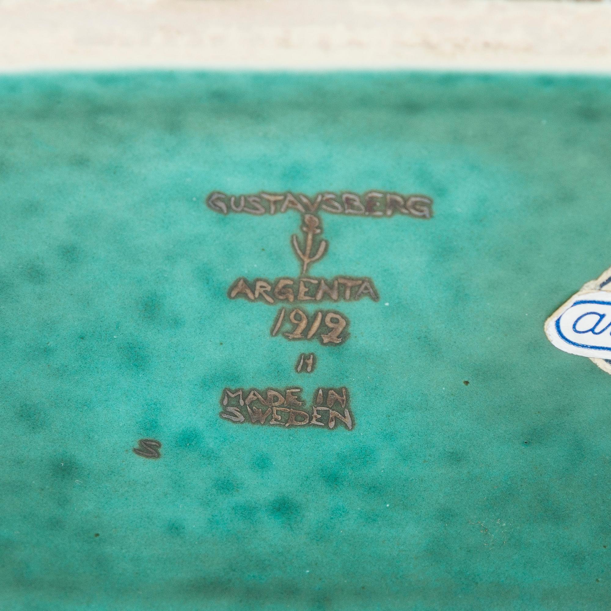 Wilhelm Kåge, an 'Argenta' bowl. Gustavsberg, Sweden.