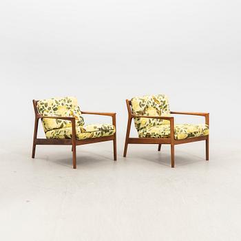 Folke Ohlsson, fåtöljer, ett par,” USA 75”, Dux, 1960-tal.