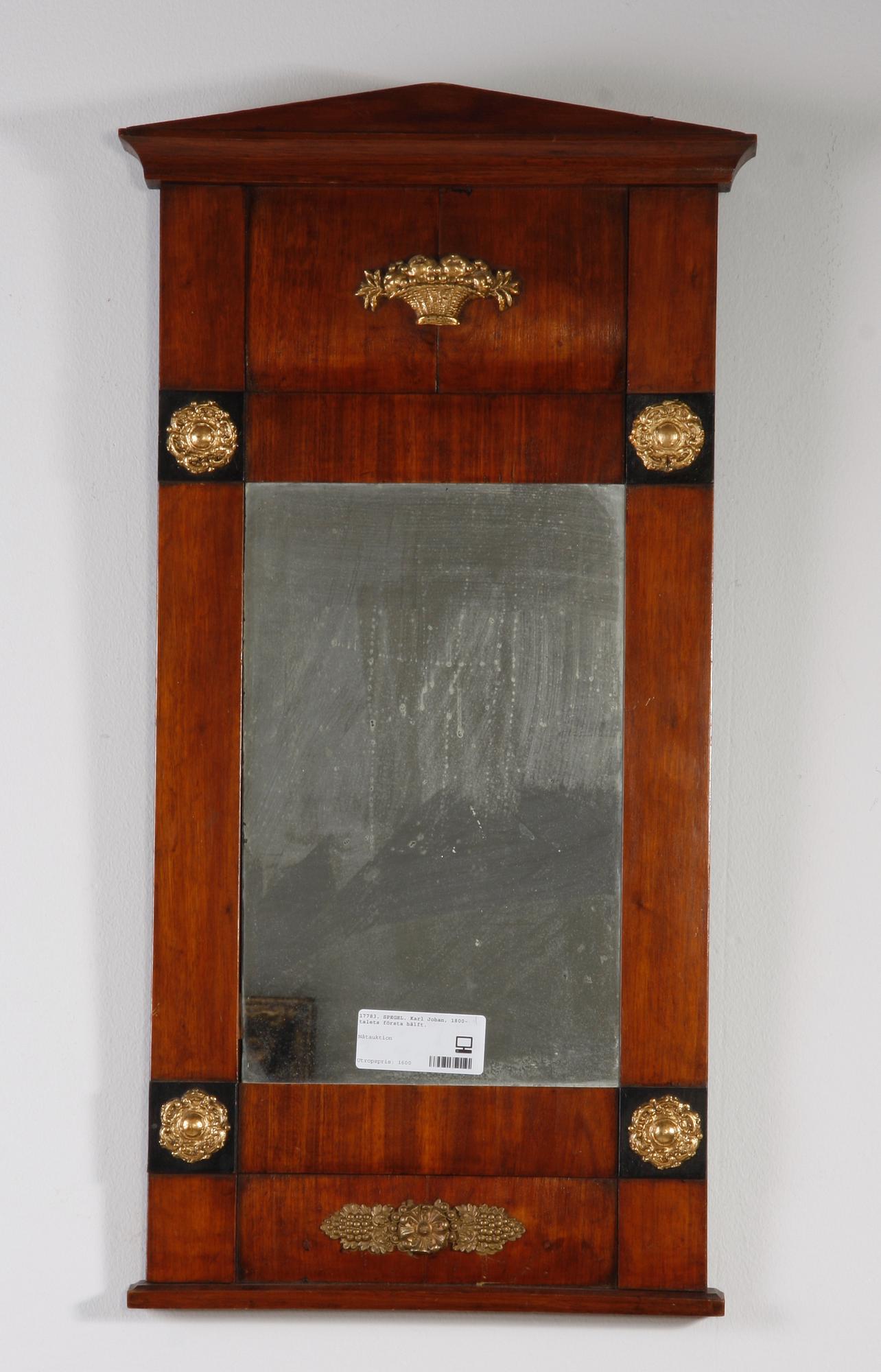 SPEGEL. Karl Johan, 1800-talets första hälft.