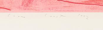 Leena Luostarinen, lithograph, signed and dated 1992, numbered 11/30.