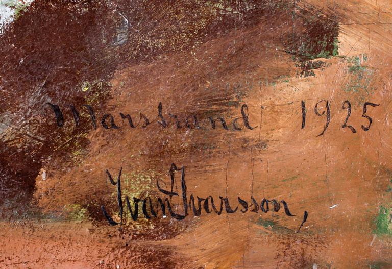 IVAN IVARSON, olja på duk. Sign o dat 1925.