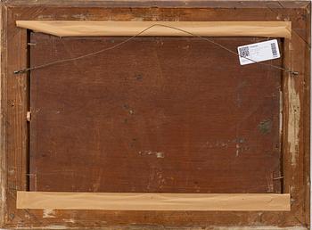 Hjalmar Sandberg, Landskap med ridande dam.