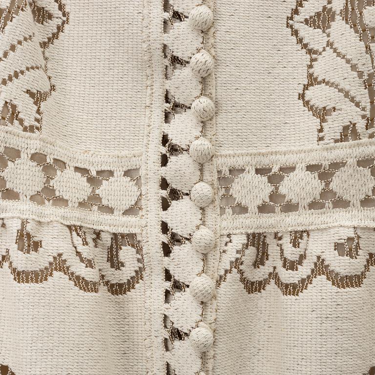 Valentino, a cotton lace dress, size 38.