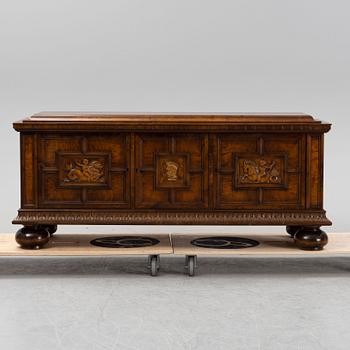 A Swedish Grace birch chest, 1920's.