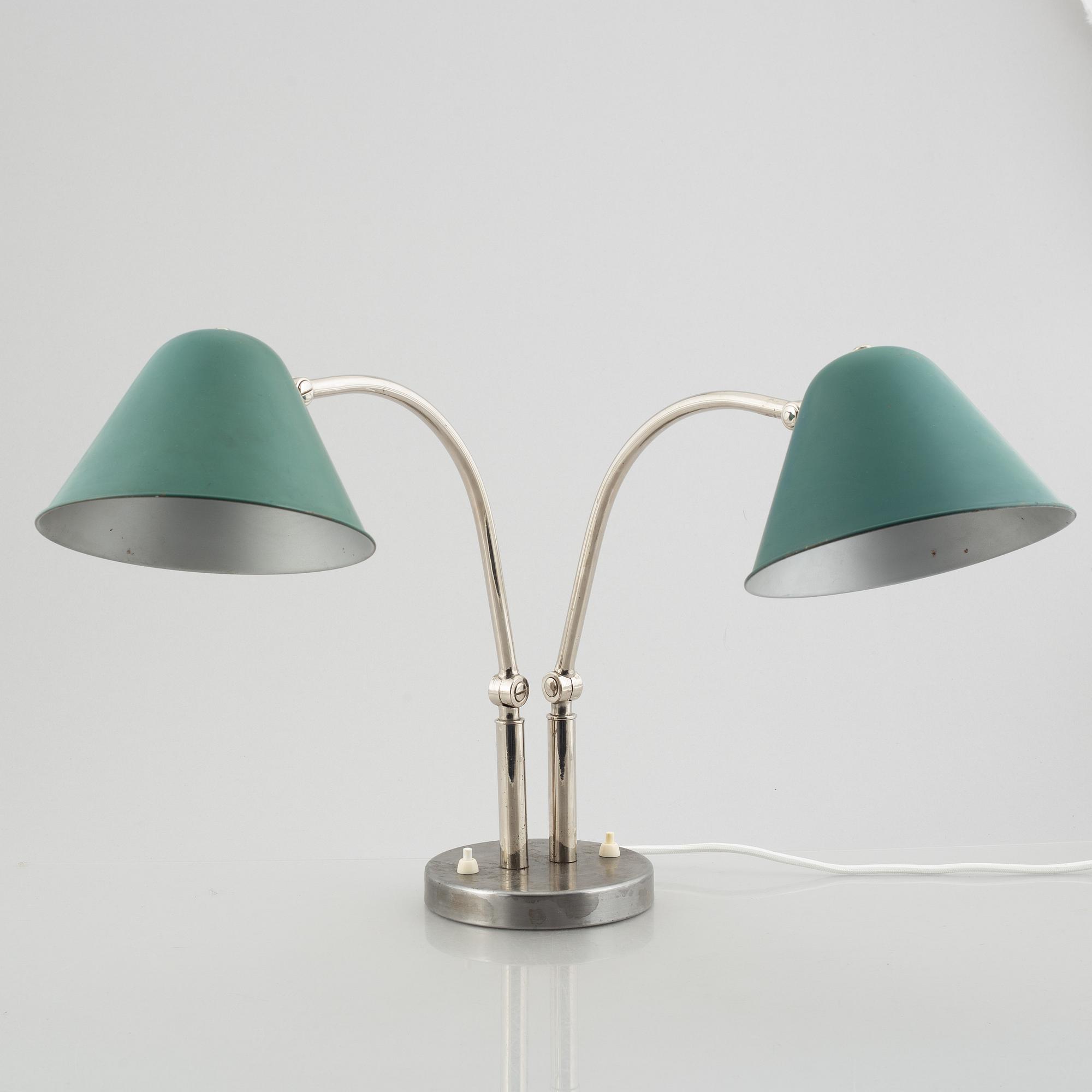 Boréns, bordslampa, modell "546", Borås, 1930-40-tal.