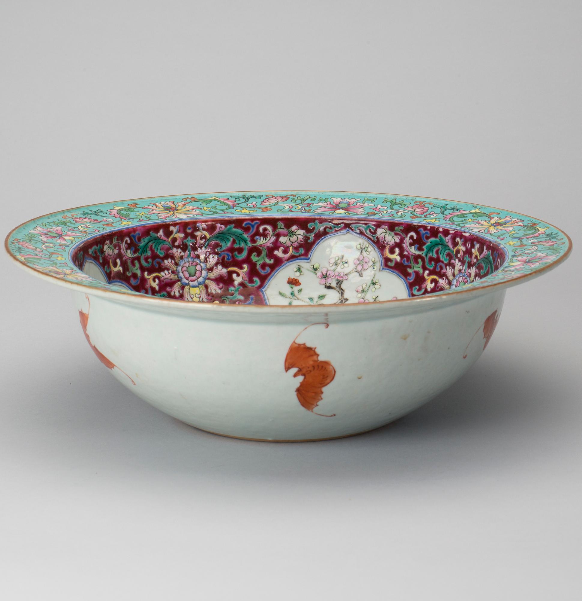TVÄTTFAT, Kina 1800-tal, porslin.