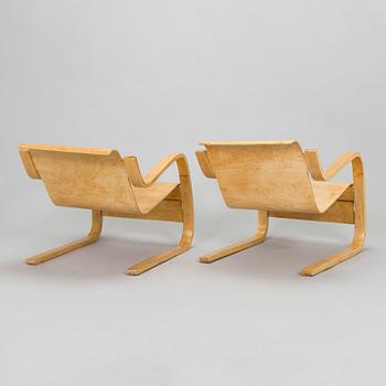 Alvar Aalto, a pair of 1940s/50s '31' armchairs for O.Y. Huonekalu- ja Rakennustyötehdas A.B.