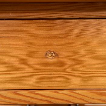 A mid 20th century/second part pine folding table.