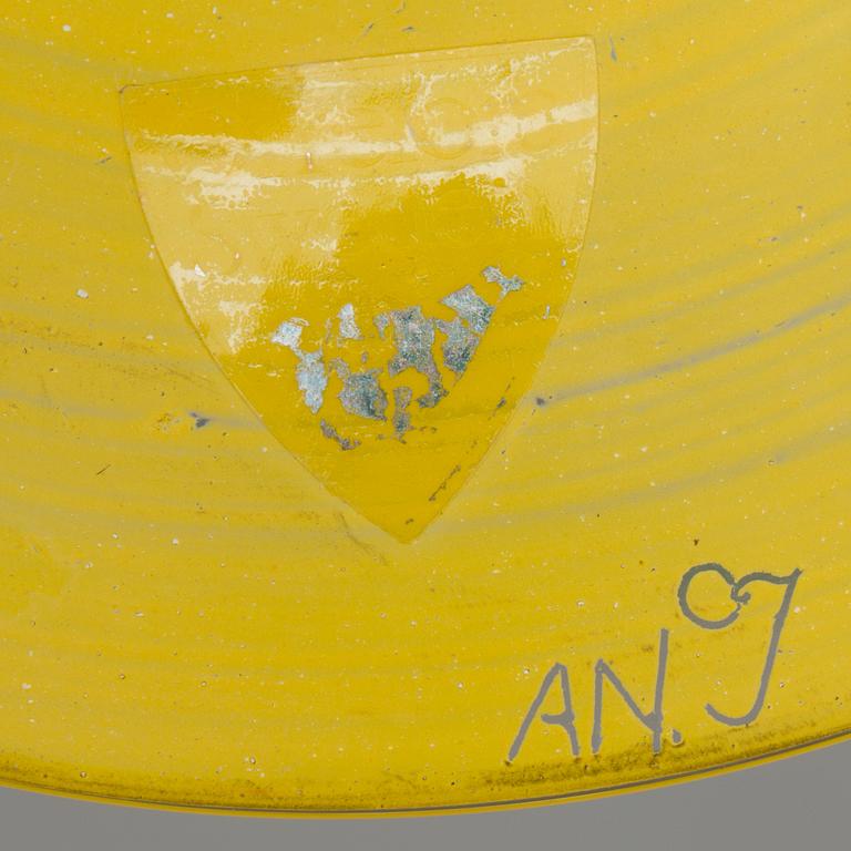 CHAMPAGNEGLAS, 7 st, "Clown", Anne Nilsson, Orrefors.