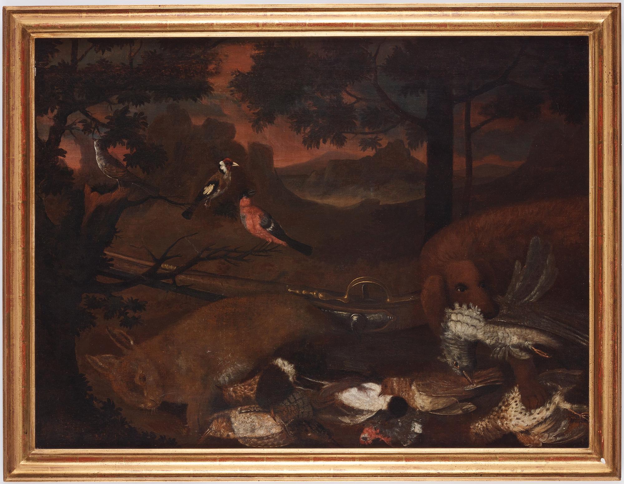 Dutch Shoool, 17/18Th Century, Hunting still life.
